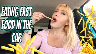 Eating Fast Food In The Car