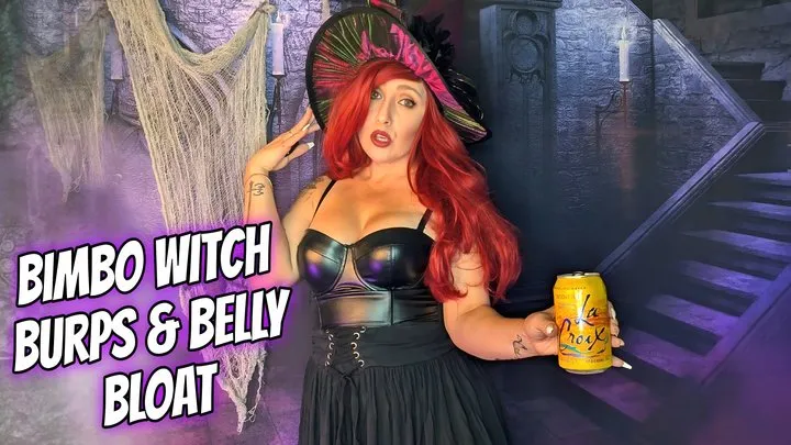 Bimbo Witch Burps and Belly Bloat