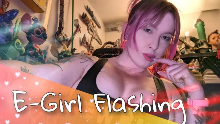 E-Girl Boob Flash