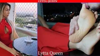 Sexy Lytta makes her tinder date pay for her lunch after worship her sexy feet - FOOT WORSHIP - SOLES - TOE SUCK - FOOT DOMINATION - FOOT SMELLING - HIGH HEELS - SMELLY - STINKY - SWEATY - FINDOM