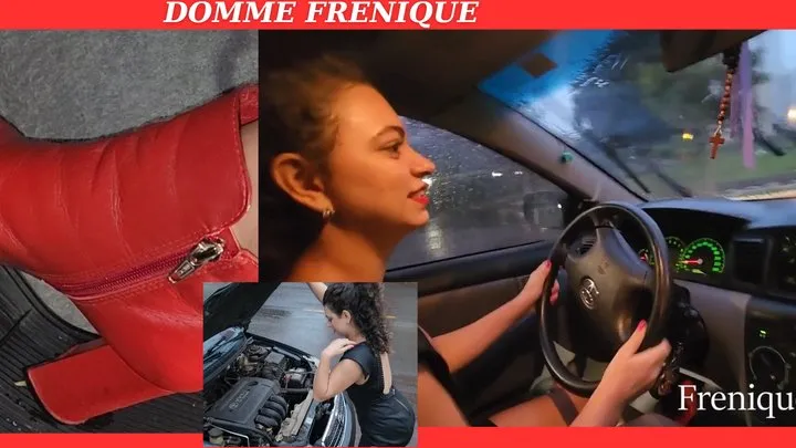 Domme Frenique - Frenique driving skills in 2008 Toyota Corolla Rev Limiter - Cranking and pedal pumping Accelerating - - CRANKING - PUNISH - PEDAL PUMPING - HIGH HEELS - FLOODING - FOOT FETISH - REVVING - STALLING - REVERSE - REV LIMITER