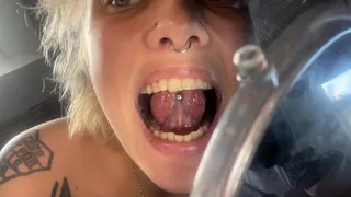 MOUTH TOUR GLITTERQUEEN1999 mouth fetish long tongue teeth fetish uvula fetish tonsils