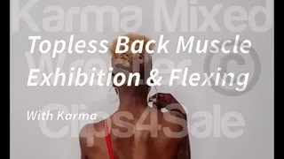 Topless Back Muscle Exhibition Clip