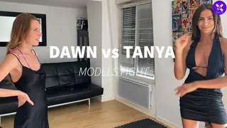 DAWN vs TANYA models topless catfight