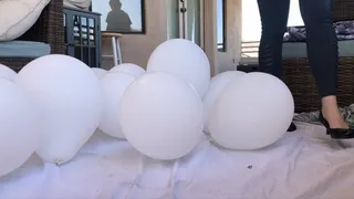 Popping Balloons in Heels
