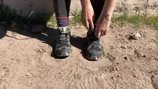 Wet Shoe and Sock Removal