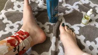 Footjob Practice