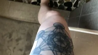 Dirty Feet with Hairy Legs