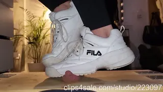 Cruel cockcrush with fila disruptor