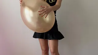 Popping a room full of balloons