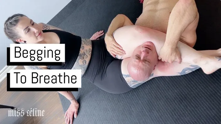 Begging To Breathe | Head Scissor And Submission Hold Punishment