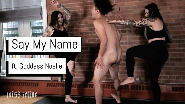 Say My Name | Ballbusting Slave Gets Bullied By Two Goth Girls Part 1