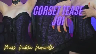 Corset Tease JOI