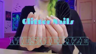 Glitter Nails Mesmerize
