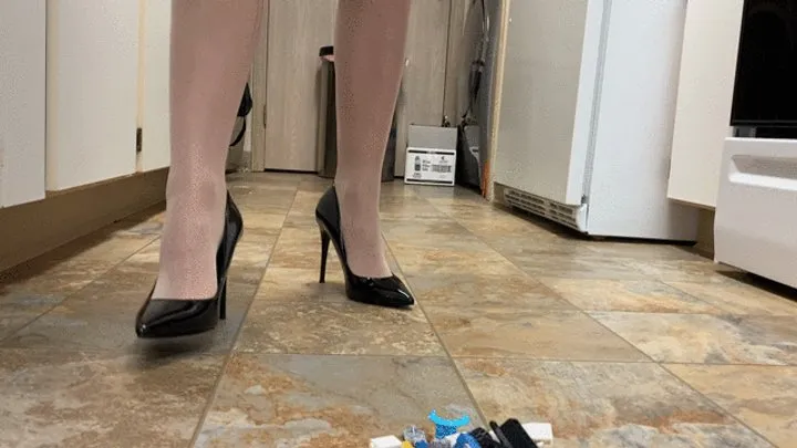 Crushing Legos in my sexy aldo heels