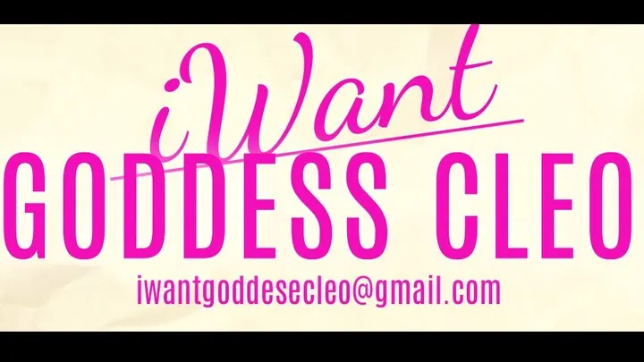 iWantGoddessCleo