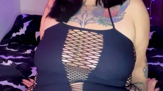 Goth BBW Roommate uses you as fucktoy