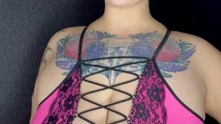BBW shaves her head, showers, then spreads her pussy for you