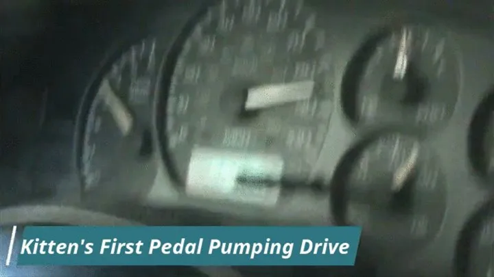 Kitten's First Pedal Pumping Drive