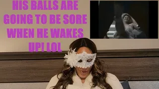 HE'S GONNA HAVE SOME SORE BALLS WHEN HE WAKES UP! BALLBUSTING MOVIE REACTIONS 4