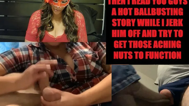 CLANGING HIS COWBELLS & HANDJOB BALLBUSTING STORY TIME 1