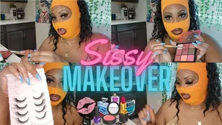 Making You Feminine And Sexy By Doing Your Sissy Makeup!