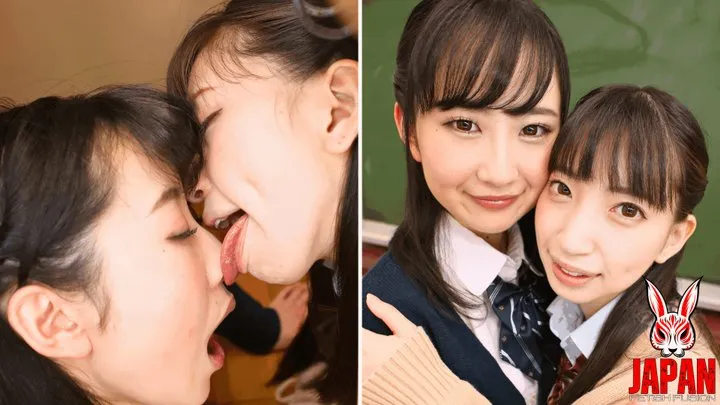 Nose Licking Fun After-School Lesbian Encounter: Hina Kanno and Kotone Toua