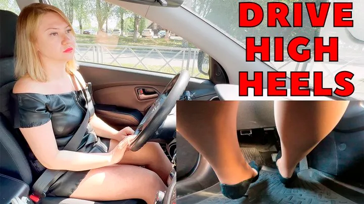 ASIA DRIVING NYLON 8 DEN HIGH HEELS  Dolby Vision 35 MIN