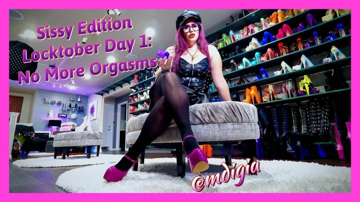 SISSY EDITION LOCKTOBER DAY 1: MDIGIA CONTROLS YOUR SISSYGASMS