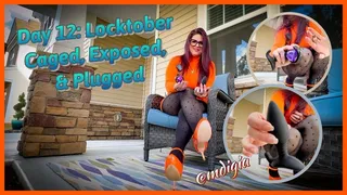 LOCKTOBER DAY 12: EXPOSED, CAGED & PLUGGED