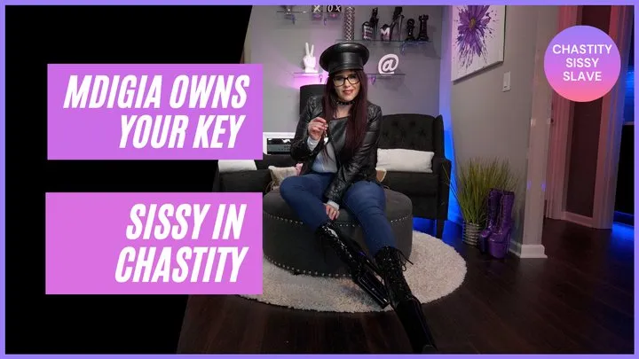 Mdigia is collecting Chastity Keys to Keep her Sissy Slaves all locked up so they can serve her as She desires