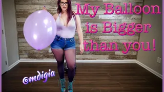 BLOWING UP BALLOON & POPPING WHILE I HUMILIATE YOU!