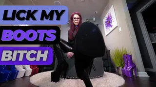 You are MDIGIA's Boot Bitch, Watch her put her Boots on as You Serve her