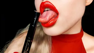 Sexy Aesthetic Blowjob & Red lips