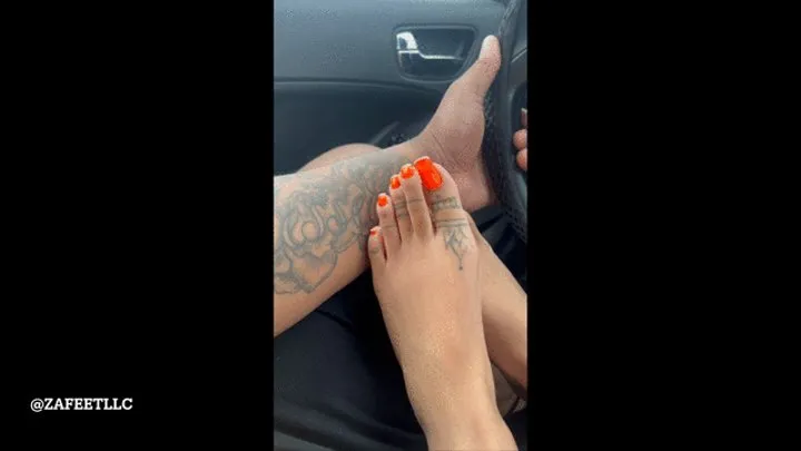 “LET ME RUB MY FEET ON YOU WHILE YOUR DRIVE”