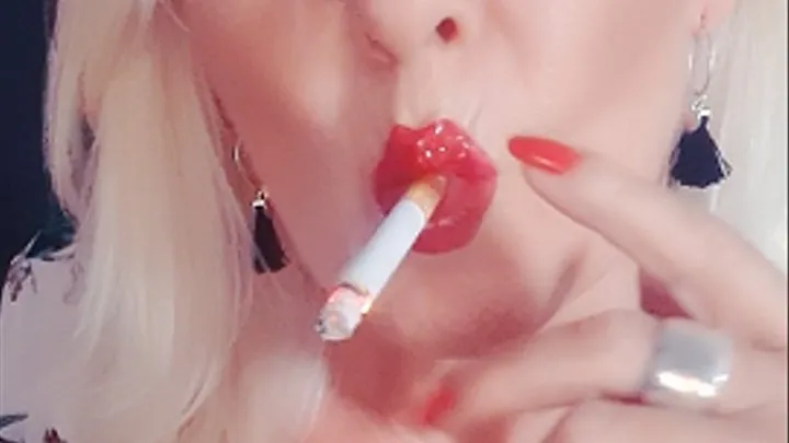 Spoiled Queen Joan wants more of your money hooked Junkie-Findom smoking