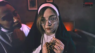 (Full Version ) Nun Madalena is no longer immaculate - in this film her loses her virginity, sucks pussy for the first time and get spanked