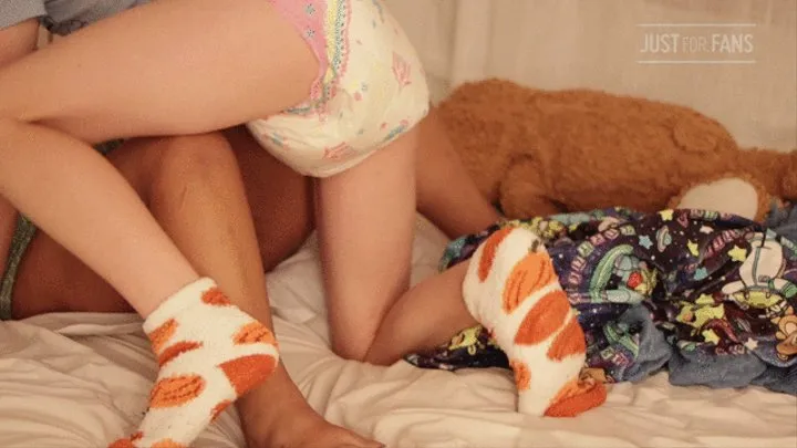 Step-Mommy and Baby Messy Diaper Sex and Buzzy