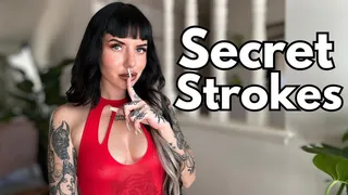 Secret Strokes Homewrecking JOI Game Scarlett Cummings takes your porn addiction to a new level make sure you don't get caught