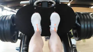 Leg Press with 220 Kg