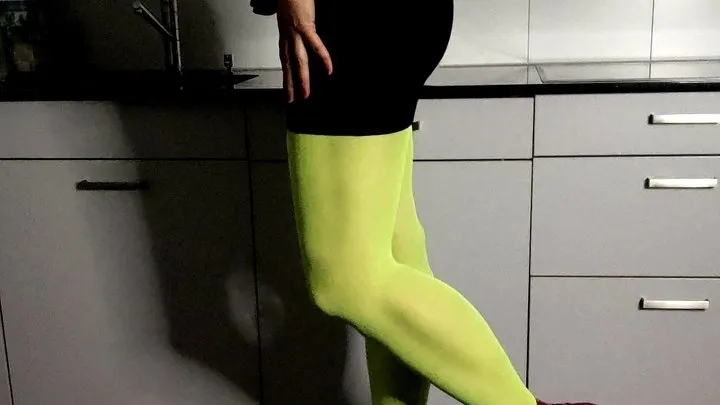 Neon Green Stockings