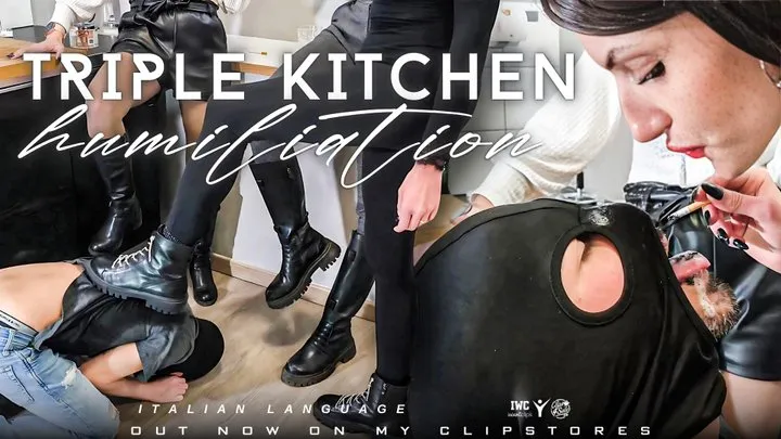 Triple kitchen humiliation [ITA]