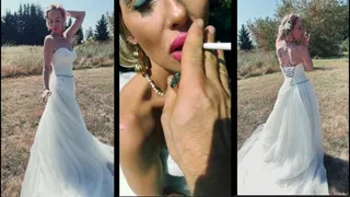 Smoking bride