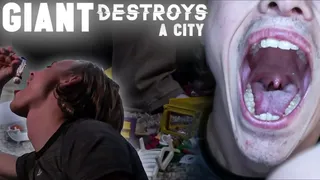 Giant Destroys A City