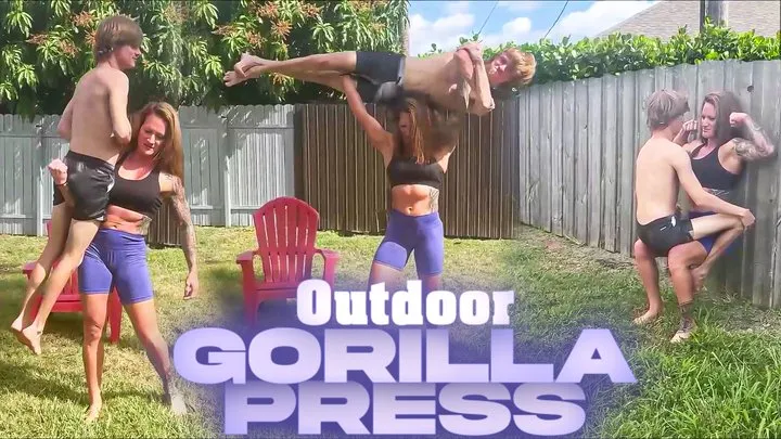 Outdoor Gorilla Press With Tapered Physique