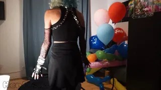 Blue - Angry girlfriend bursts all your rescued balloons