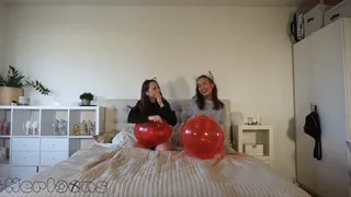 Saskia & Zoe - Balloon race