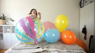 Saskias deflating popping fun