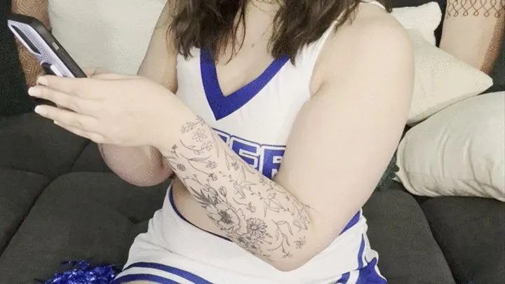 Cheerleader SPH JOI! Mean cheerleader laughs at your pathetic dick!