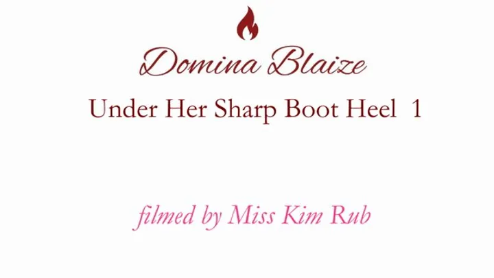 Under Her Sharp Boot Heel 1